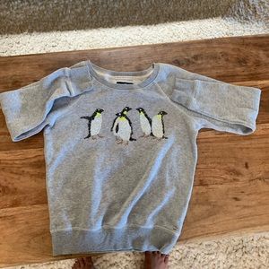 American Eagle penguin sweater